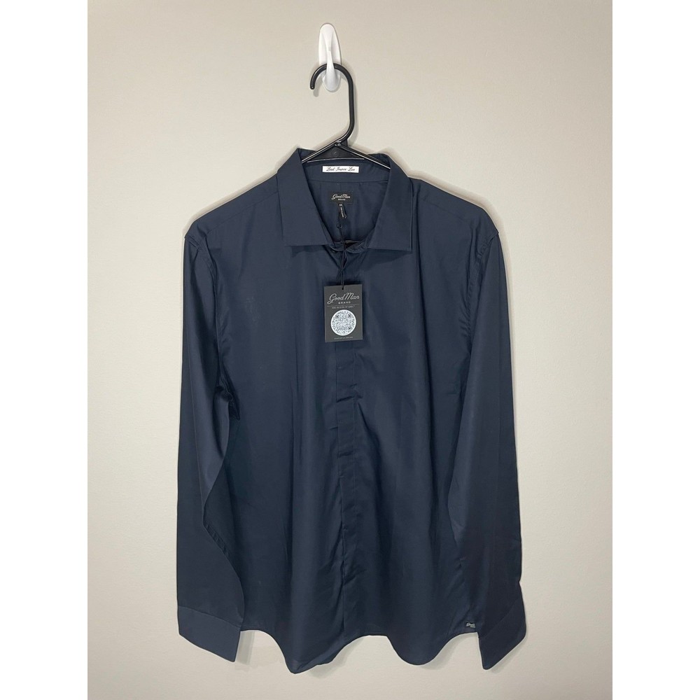 GoodMan Brand Blue Long Sleeve Oxford Shirt